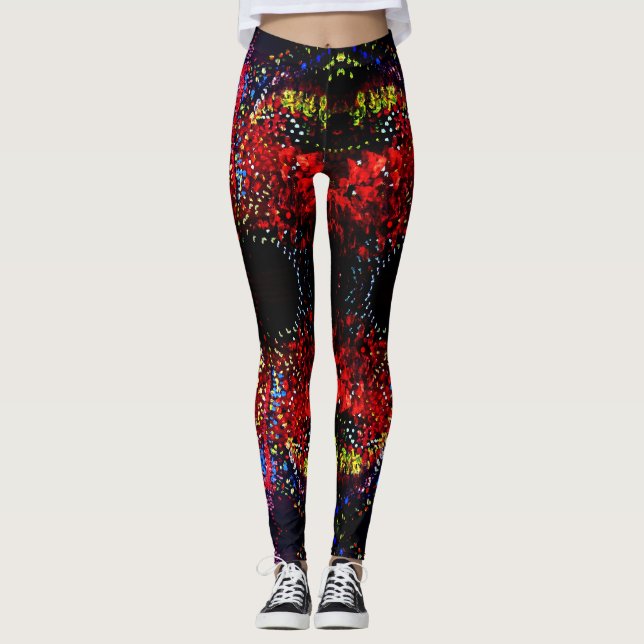 Abstract Mind Cusrom Leggings (Front)