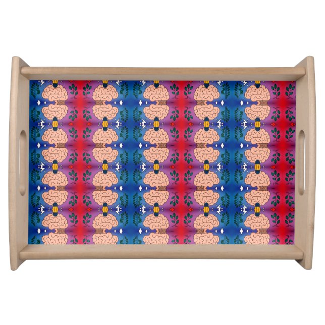 Abstract Mind Pattern Serving Tray (Front)