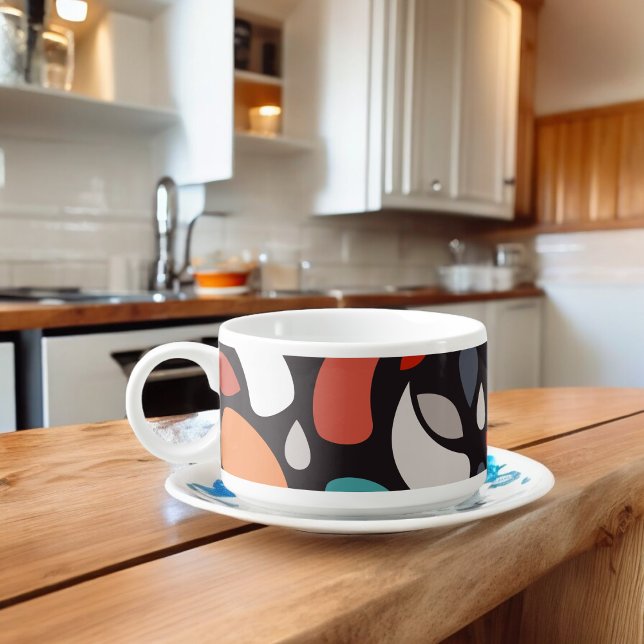 Abstract Minimal Geometric Shape Bowl (Chili Bowl)