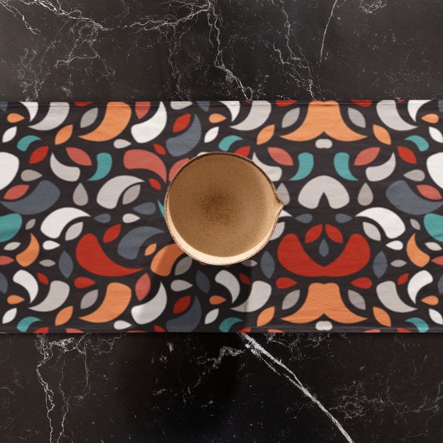 Abstract Minimal Geometric Shape Long Table Runner (Table runner)