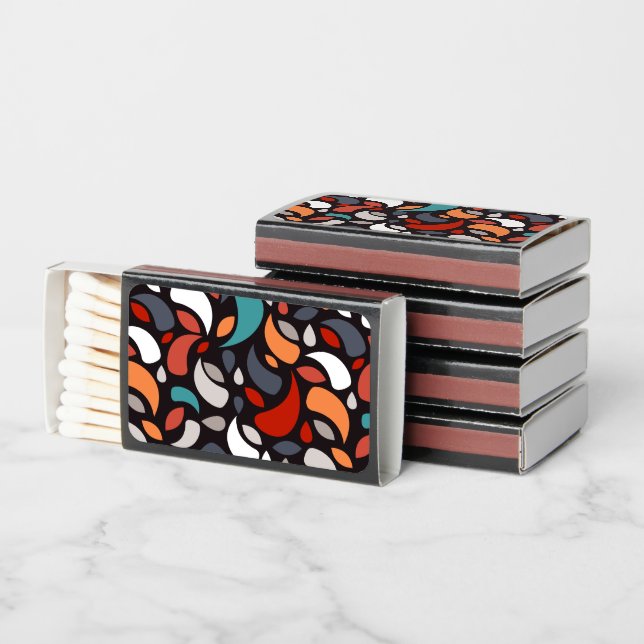 Abstract Minimal Geometric Shape Matchboxes (Stacked)