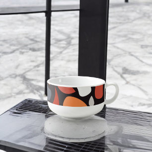 Abstract Minimal Geometric Shape Soup Mug