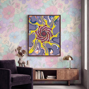 ABSTRACT MINIMALIST CONTEMPORARY CHIC TEXTURE POSTER