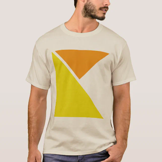 Abstract Minimalist Geometric Design T-Shirt | Zazzle