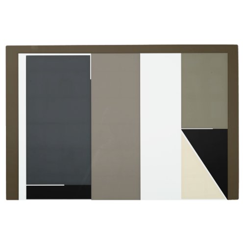 Abstract Minimalist Modern Bauhaus Metal Print
