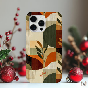 Abstract Minimalist Nature-Inspired iPhone 15 Pro Max Case