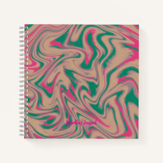 Abstract Minimalist Sketchbook Notebook