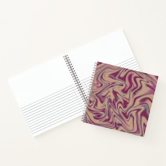 Abstract Minimalist Sketchbook Notebook (Inside)