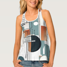 Abstract Minimalist Tank Top