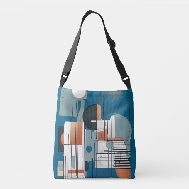 Abstract Minimalist Tote (Back)