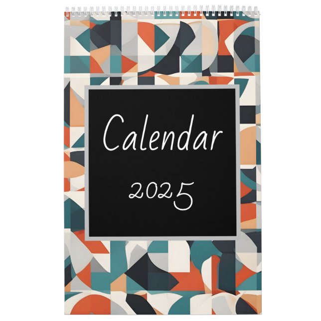 Abstract minimalistic  art calendar (Cover)