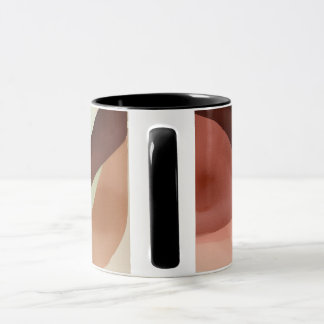 Abstract minimalistic watercolor composition mug