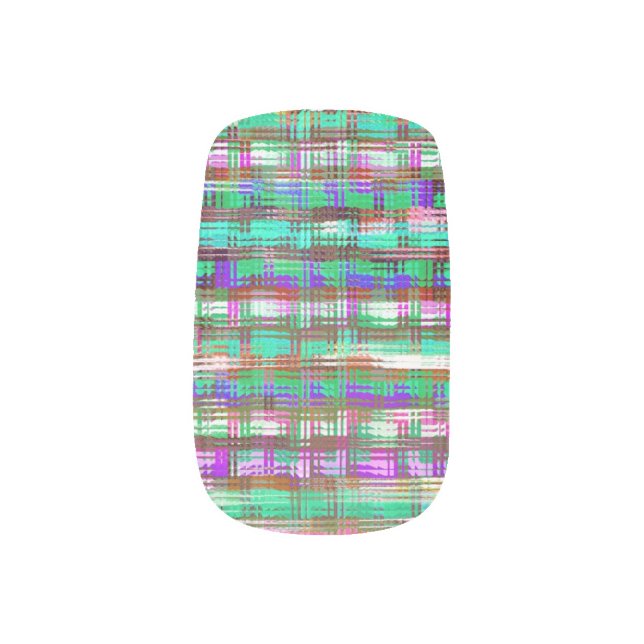 Abstract Minx Nail Art (Right Thumb)