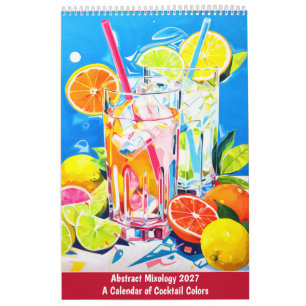 Abstract Mixology A Calendar of Cocktail