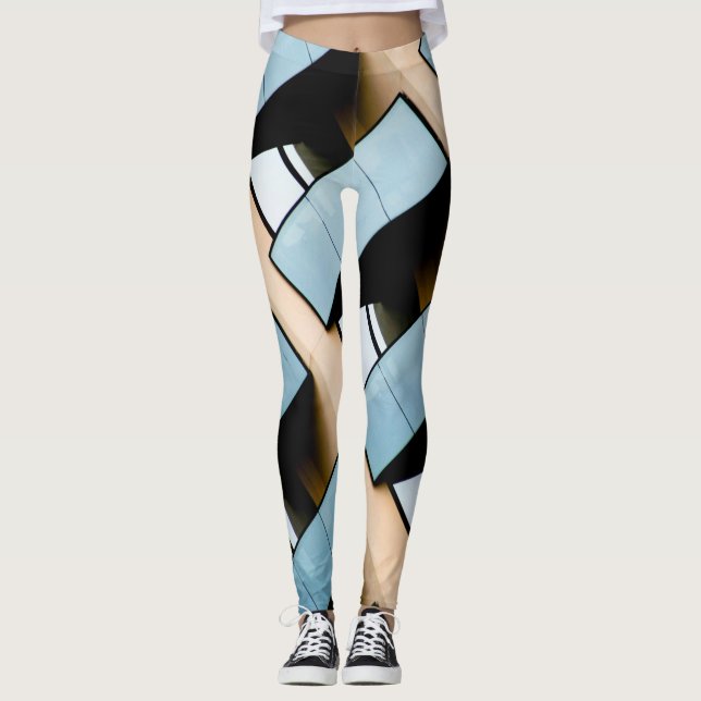 Abstract Modern Architecture Leggings (Front)