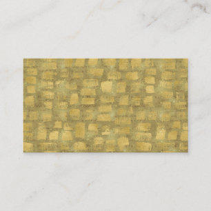 Abstract Modern Art Business Cards Gold Burgundy