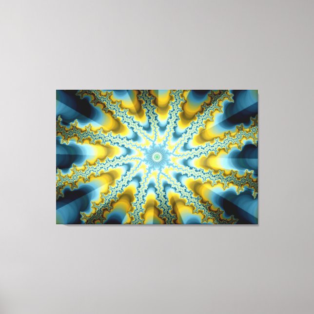 Abstract Modern Art Canvas Print (Front)