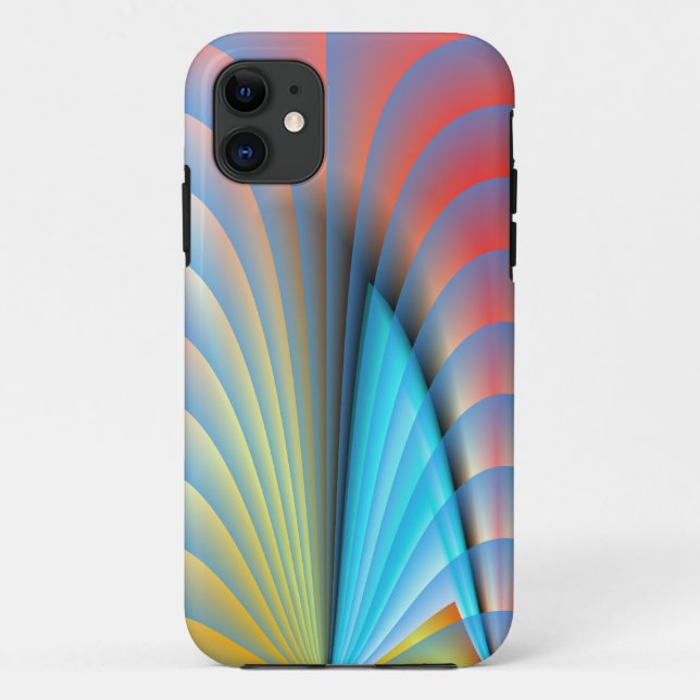 abstract modern art iphone case (Back)