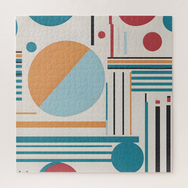 Abstract modern art jigsaw puzzle (Vertical)