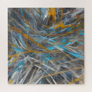 Abstract modern art pattern jigsaw puzzle