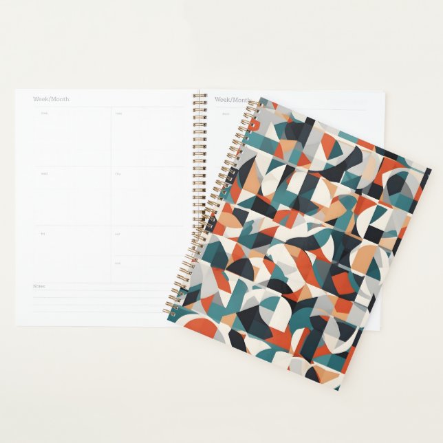 Abstract modern art planner (Display)