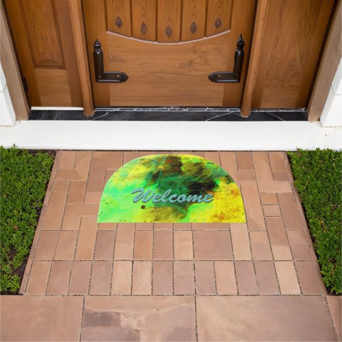 Abstract Modern Art Professional Welcome Doormat