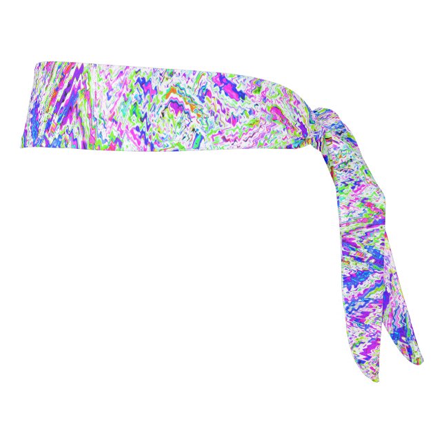 Abstract Modern Art Swirl Patterns Wedding Favors Tie Headband (Rotate 90)