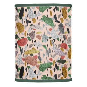 Abstract Modern Artistic Terrazzo Style Pattern Lamp Shade