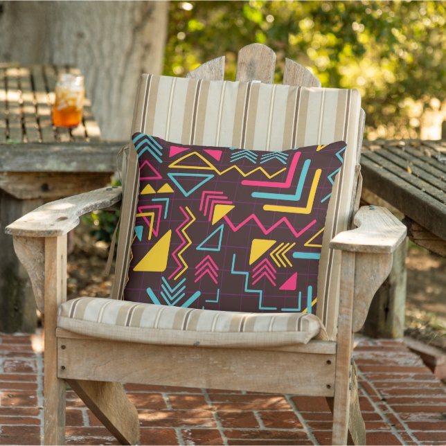 Abstract Modern Brown  Outdoor Pillow (Chair)
