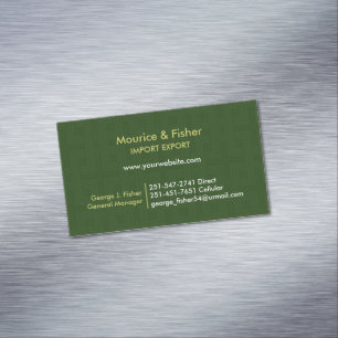 Abstract Modern Business Card Magnet