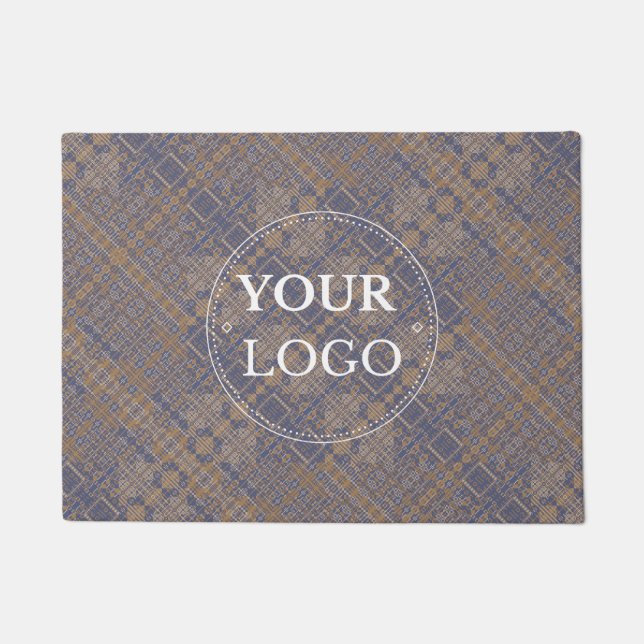 Abstract Modern Business Logo  Promotional  Doormat (Front)