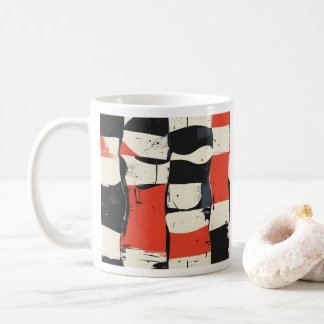Abstract Modern Checkerboard Mug
