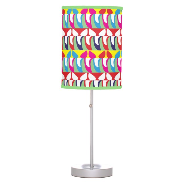 Abstract Modern Colorful Abstract  Table Lamp (Front)