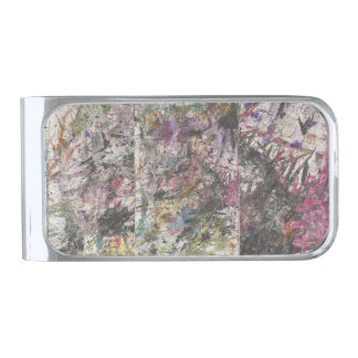 Abstract Modern Colorful "Confetti Too" Money Clip