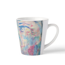 Abstract Modern Colorful "Fancy"  Latte Mug
