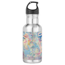 Abstract Modern Colorful "Fancy" Water Bottle
