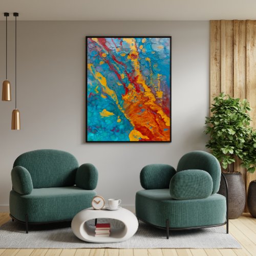 Abstract Modern Colorful Poster
