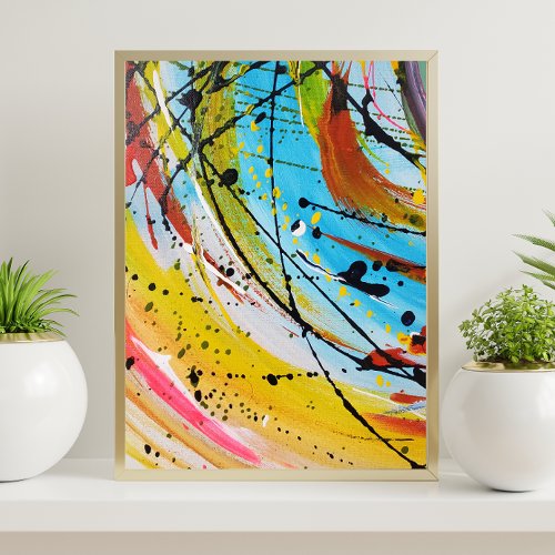 Abstract Modern Colorful Poster