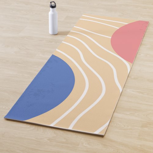 Abstract Modern Colorful Yoga Mat