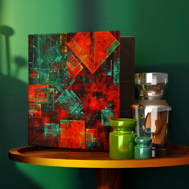 Abstract Modern Colourful Cool Artistic Pattern 3 Ring Binder (Abstract Modern Colourful Cool Artistic Pattern 3 Ring Binder)