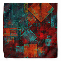 Abstract Modern Colourful Cool Artistic Pattern Bandana