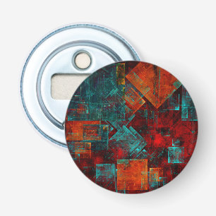 Abstract Modern Colourful Cool Artistic Pattern Bottle Opener