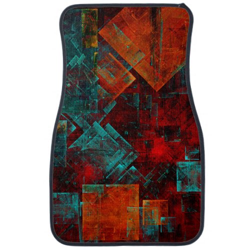 Abstract Modern Colourful Cool Artistic Pattern Car Floor Mat