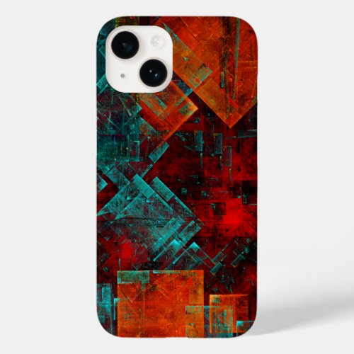 Abstract Modern Colourful Cool Artistic Pattern Case_Mate iPhone 14 Case