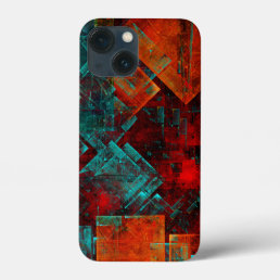 Abstract Modern Colourful Cool Artistic Pattern iPhone 13 Mini Case