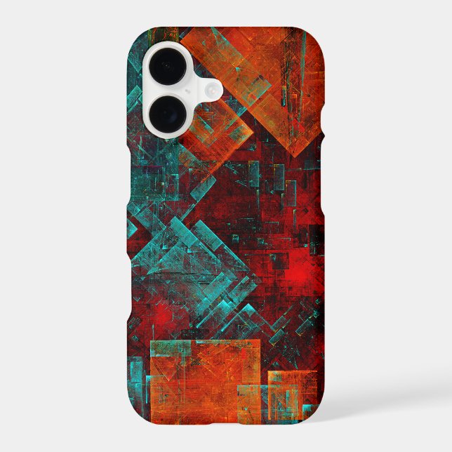 Abstract Modern Colourful Cool Artistic Pattern Case-Mate iPhone Case (Back)