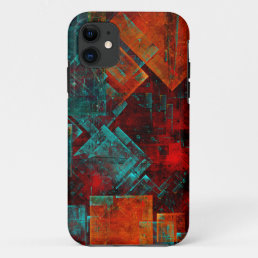 Abstract Modern Colourful Cool Artistic Pattern iPhone 11 Case