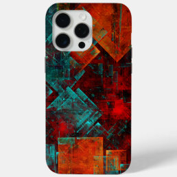 Abstract Modern Colourful Cool Artistic Pattern iPhone 15 Pro Max Case