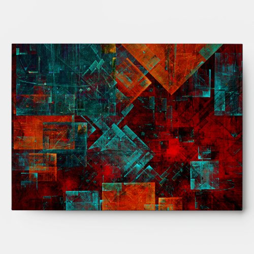 Abstract Modern Colourful Cool Artistic Pattern Envelope