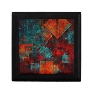 Abstract Modern Colourful Cool Artistic Pattern Gift Box